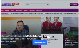 Contoh Web Media Blogger